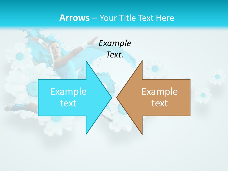 Biceps Flower Action PowerPoint Template