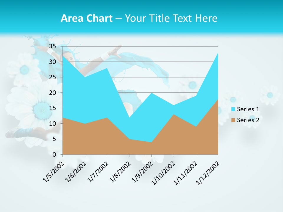 Biceps Flower Action PowerPoint Template