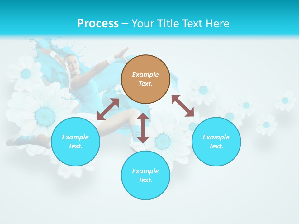 Biceps Flower Action PowerPoint Template