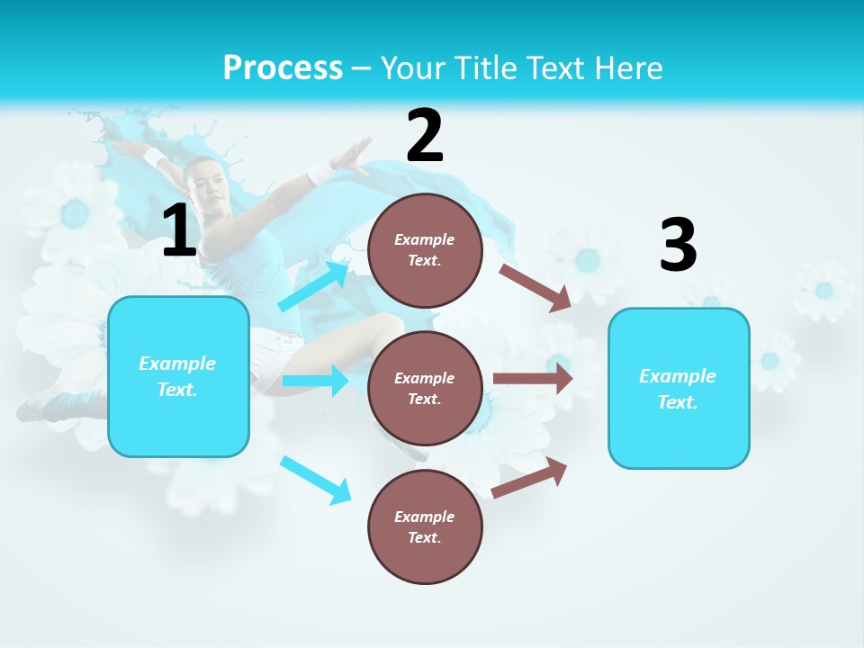 Biceps Flower Action PowerPoint Template