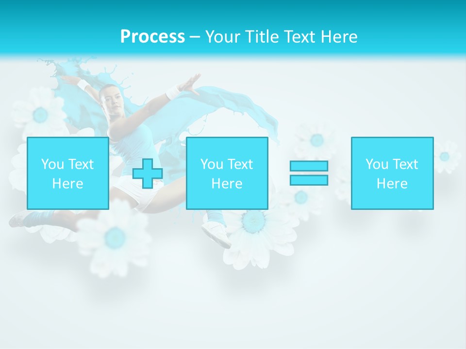 Biceps Flower Action PowerPoint Template