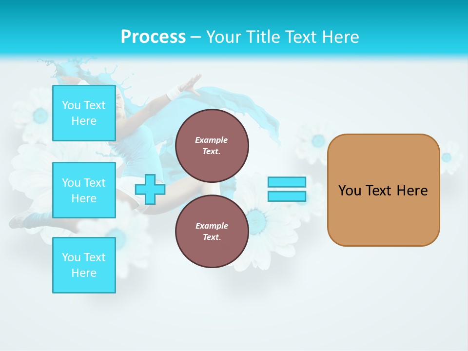 Biceps Flower Action PowerPoint Template