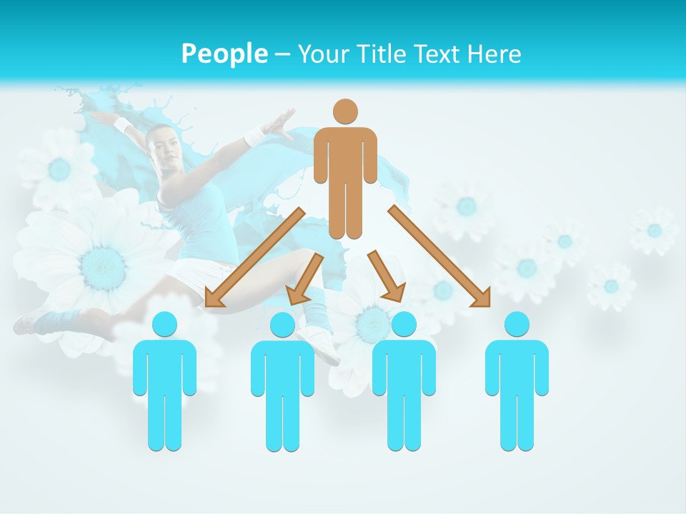 Biceps Flower Action PowerPoint Template