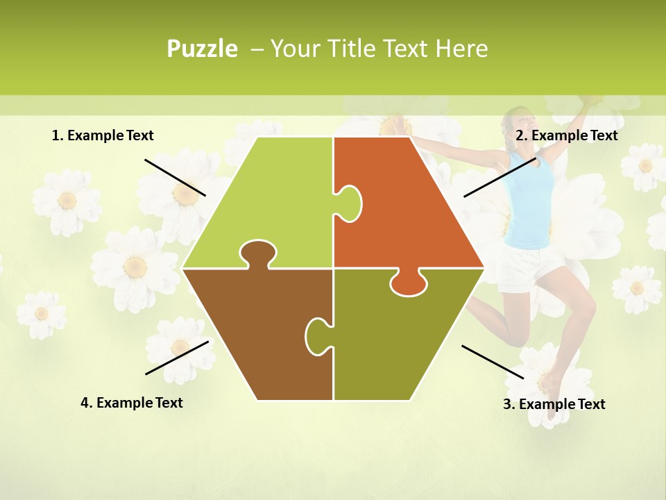 Sporty Exercise Joy PowerPoint Template