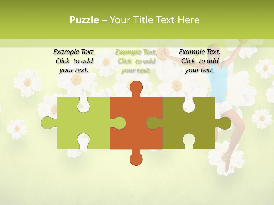 Sporty Exercise Joy PowerPoint Template