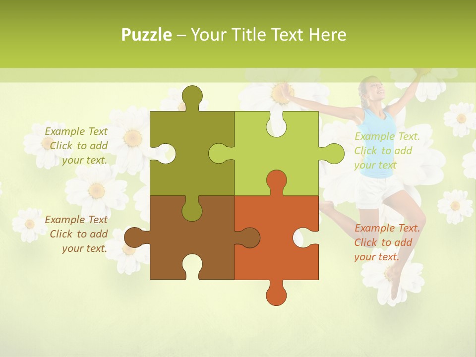 Sporty Exercise Joy PowerPoint Template