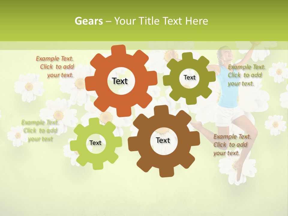 Sporty Exercise Joy PowerPoint Template