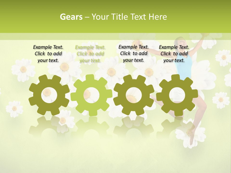 Sporty Exercise Joy PowerPoint Template