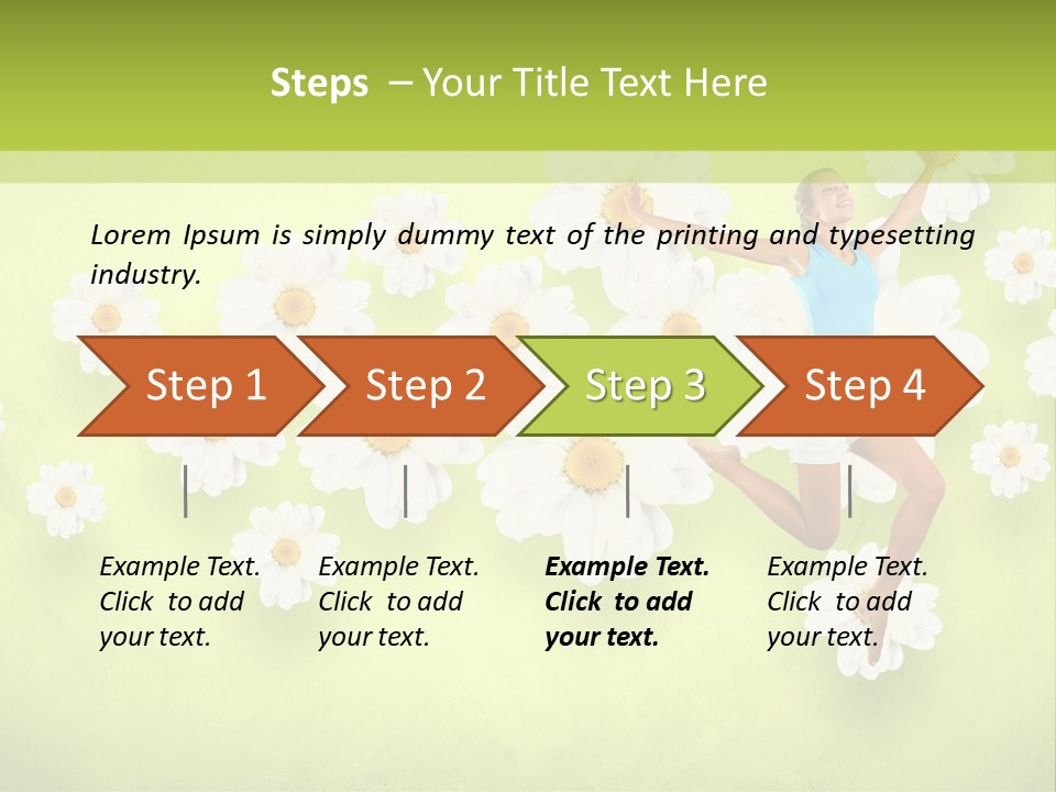 Sporty Exercise Joy PowerPoint Template