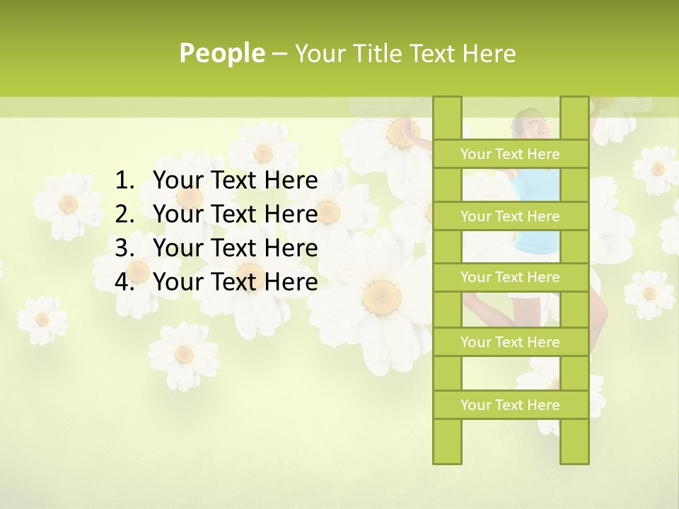 Sporty Exercise Joy PowerPoint Template