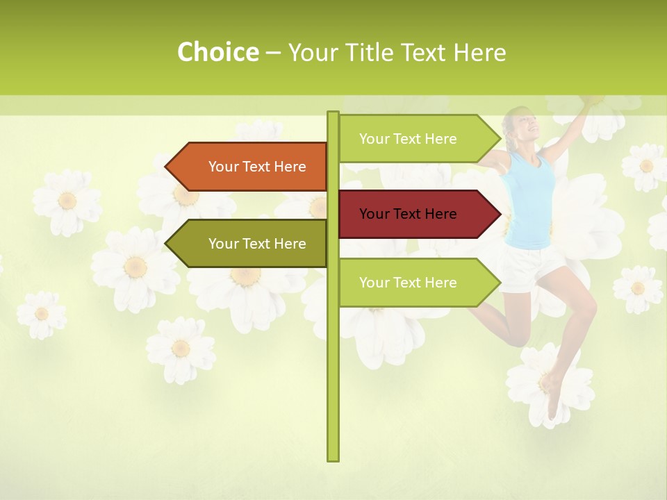 Sporty Exercise Joy PowerPoint Template