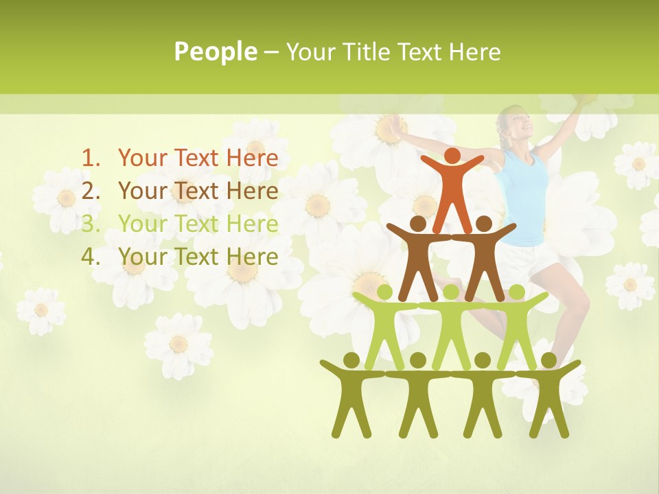 Sporty Exercise Joy PowerPoint Template