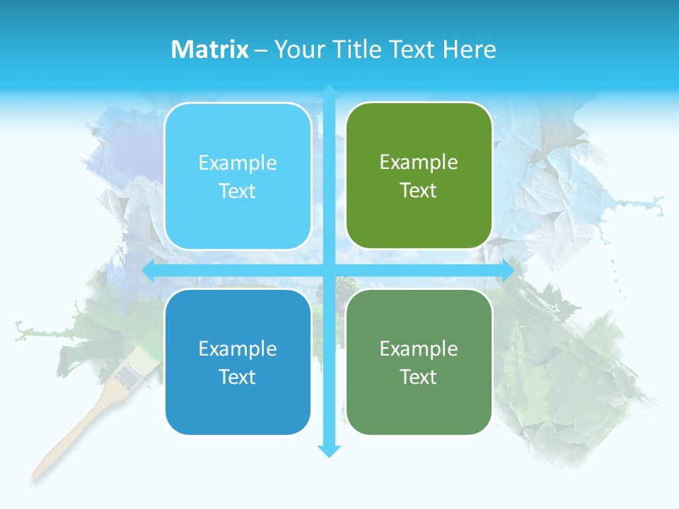 Path Grassland Illustration PowerPoint Template