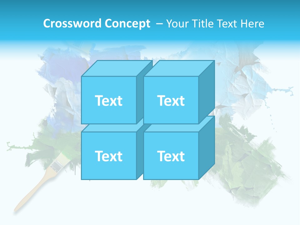 Path Grassland Illustration PowerPoint Template