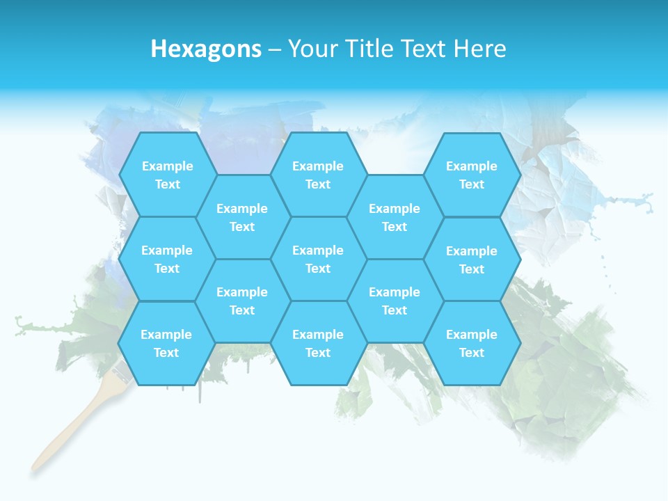 Path Grassland Illustration PowerPoint Template
