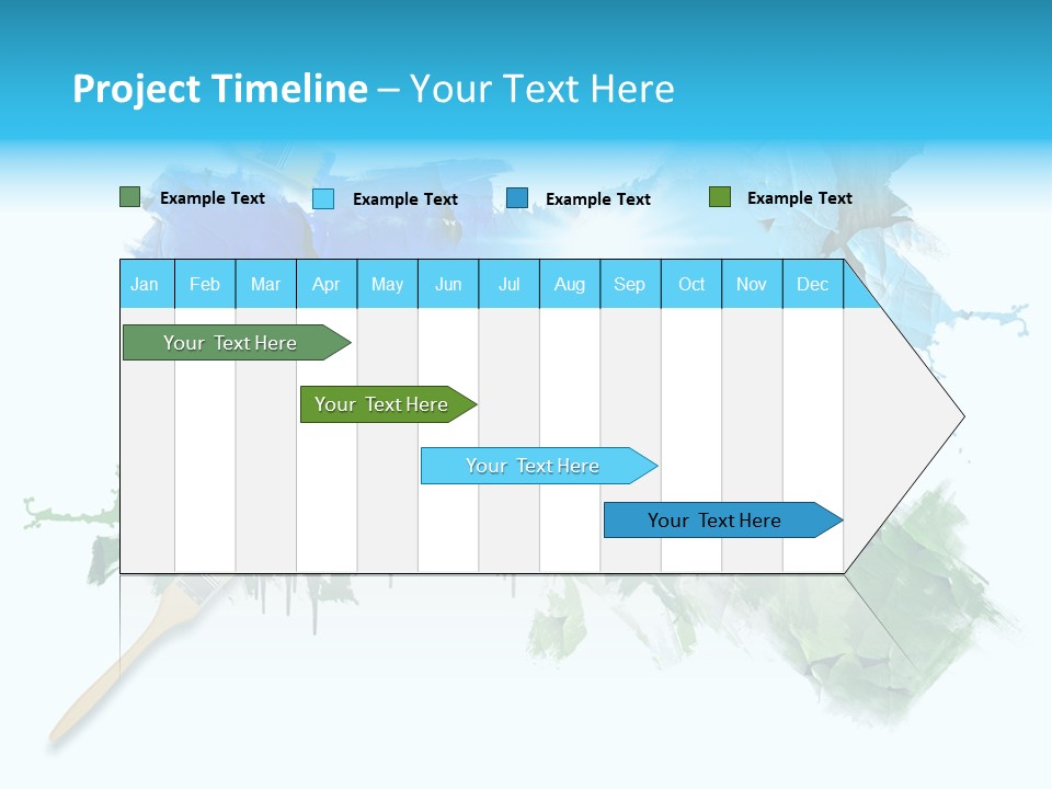 Path Grassland Illustration PowerPoint Template