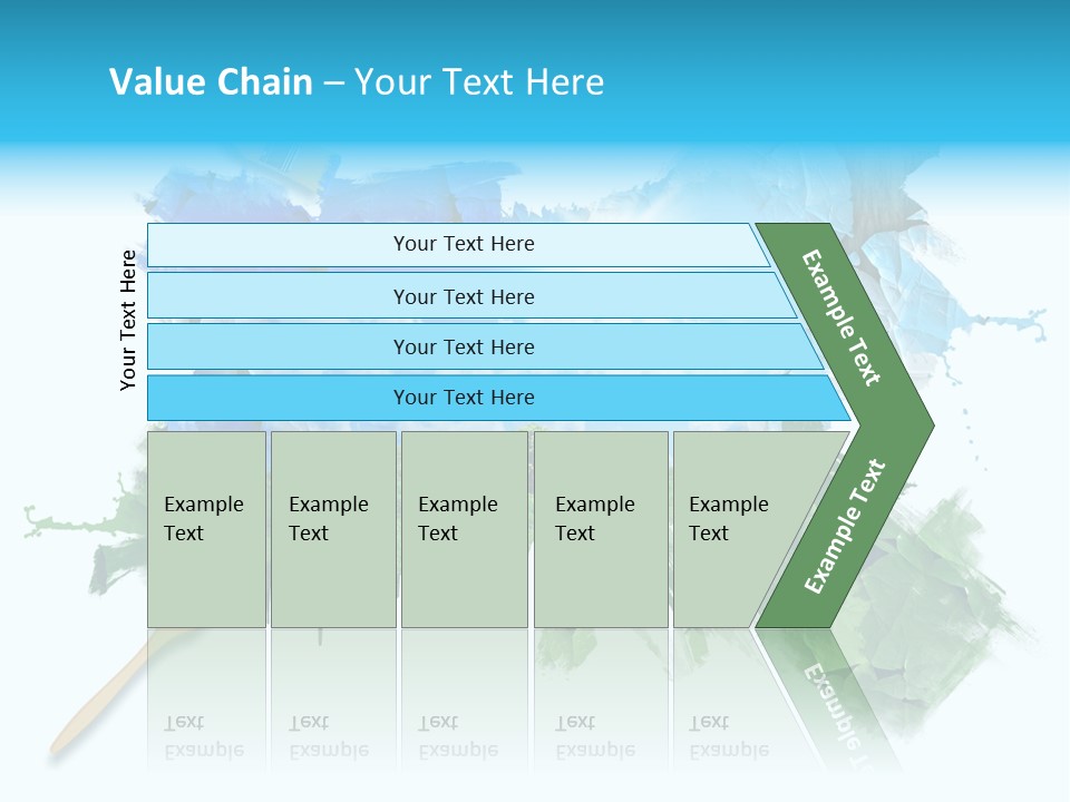 Path Grassland Illustration PowerPoint Template