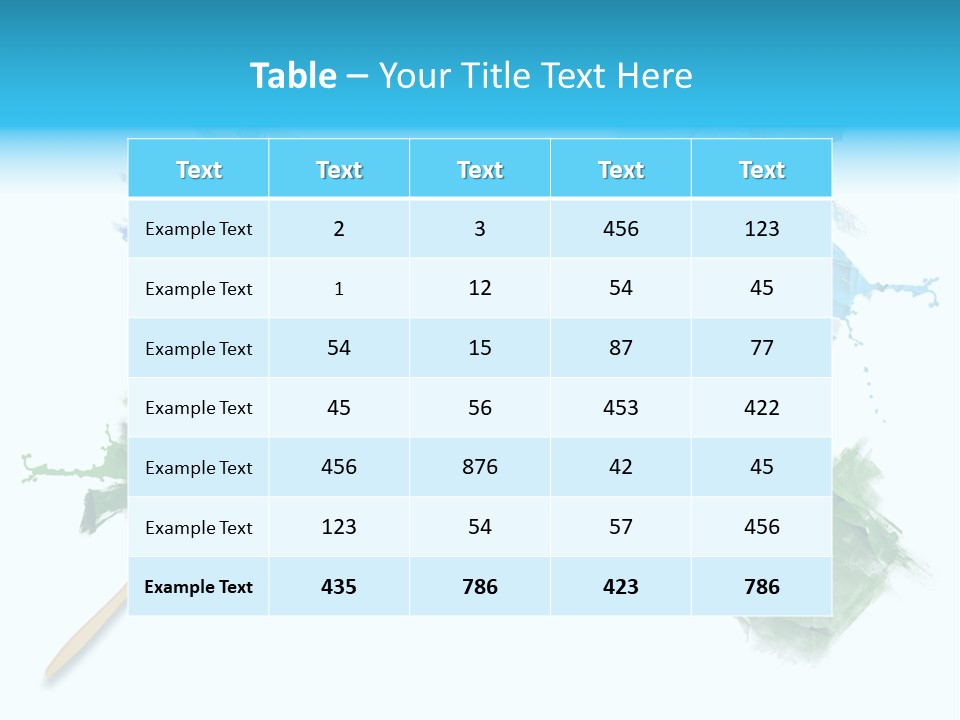 Path Grassland Illustration PowerPoint Template