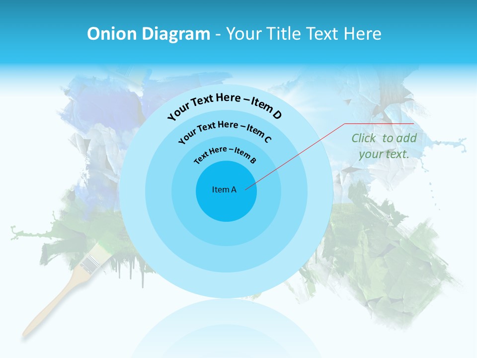 Path Grassland Illustration PowerPoint Template