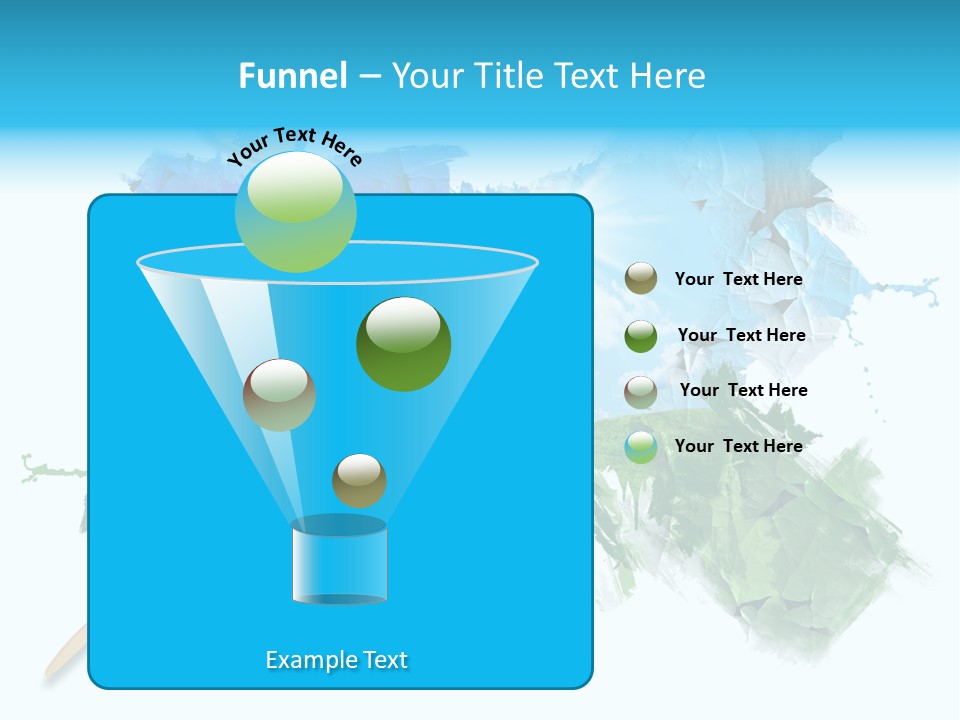 Path Grassland Illustration PowerPoint Template