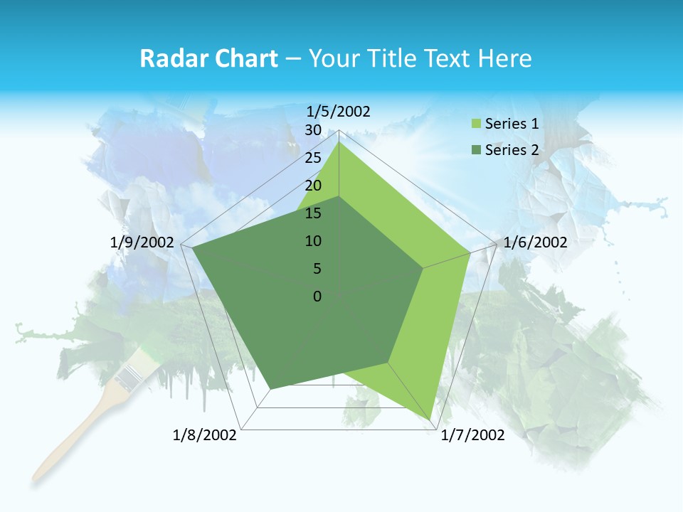 Path Grassland Illustration PowerPoint Template