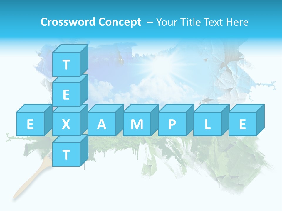 Path Grassland Illustration PowerPoint Template