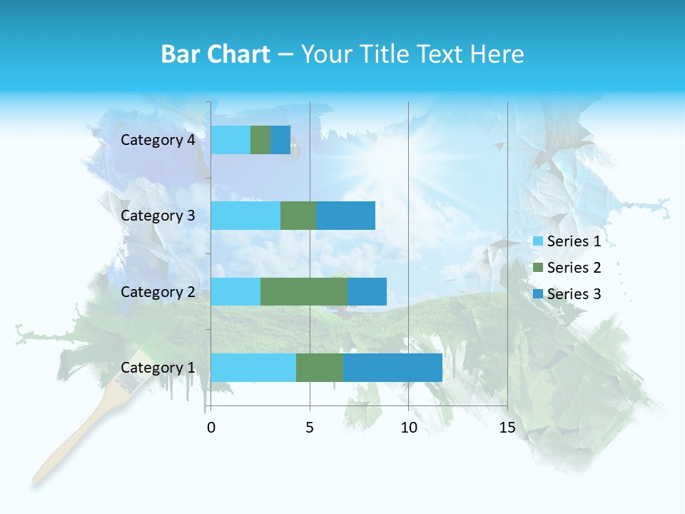 Path Grassland Illustration PowerPoint Template
