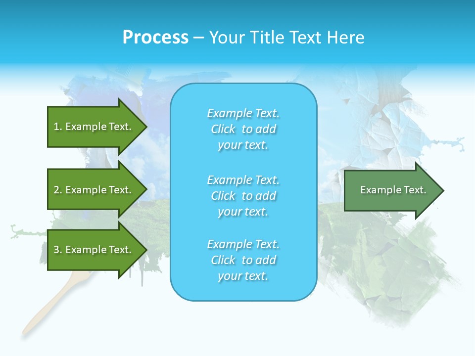 Path Grassland Illustration PowerPoint Template