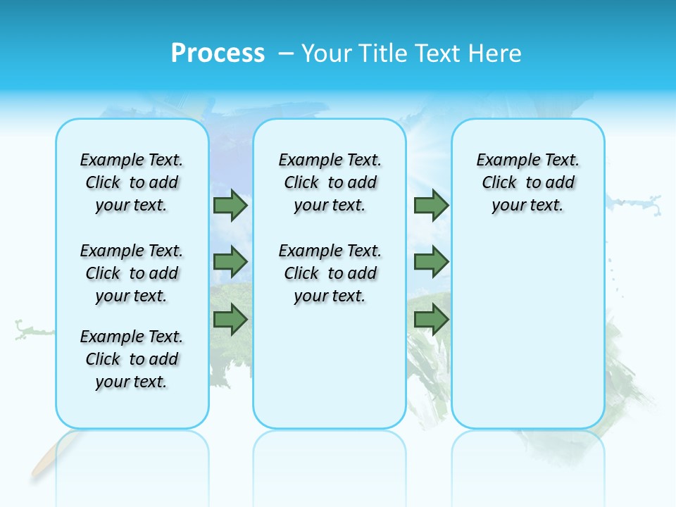 Path Grassland Illustration PowerPoint Template