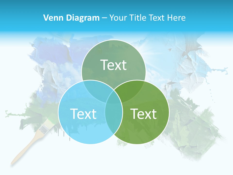 Path Grassland Illustration PowerPoint Template