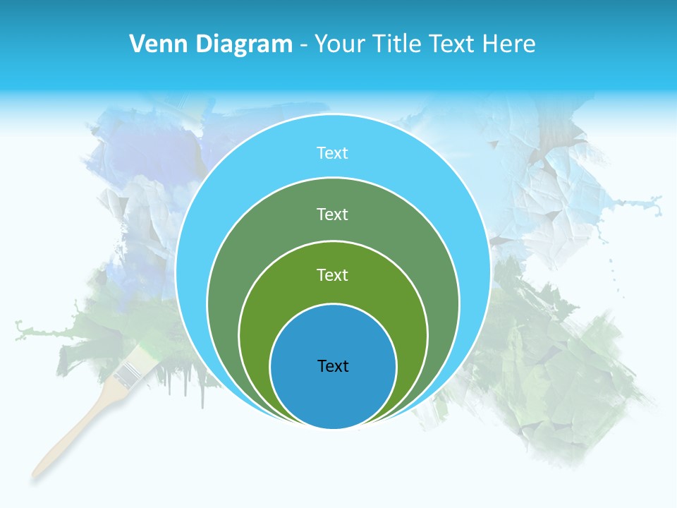 Path Grassland Illustration PowerPoint Template