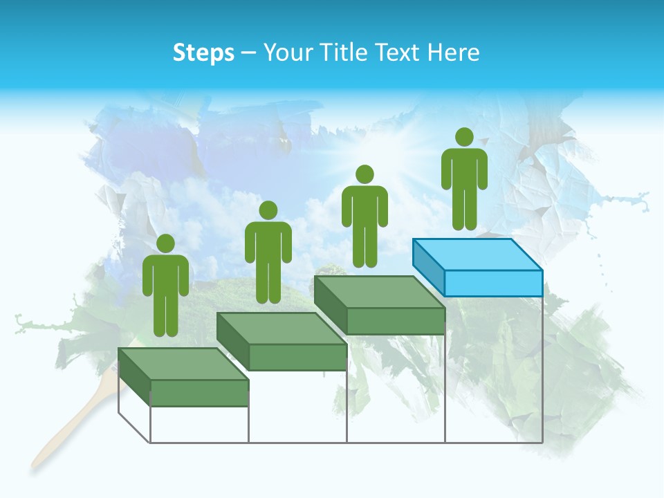 Path Grassland Illustration PowerPoint Template
