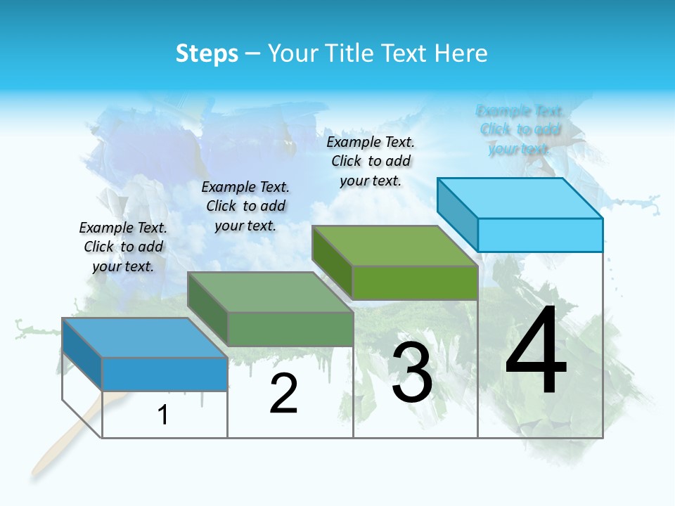 Path Grassland Illustration PowerPoint Template