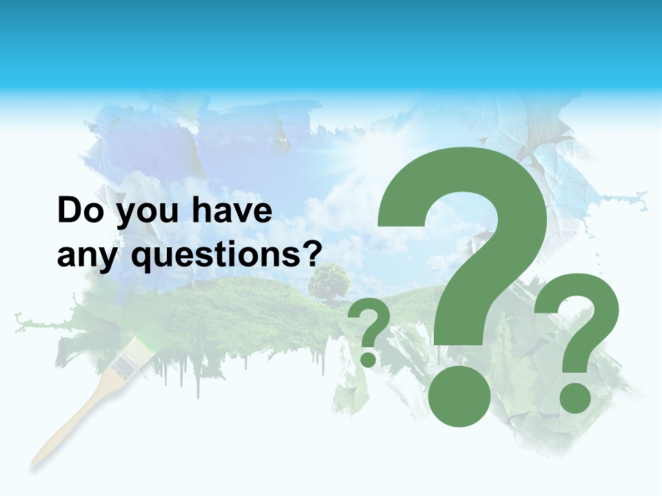 Path Grassland Illustration PowerPoint Template