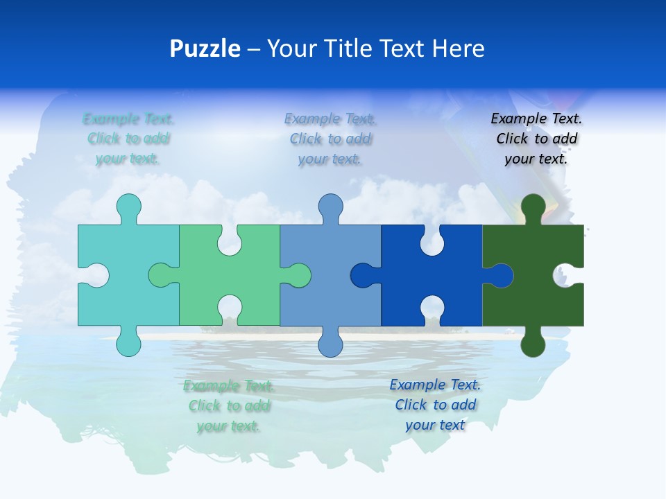 Resort Illustration Travel PowerPoint Template