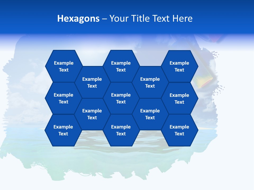 Resort Illustration Travel PowerPoint Template