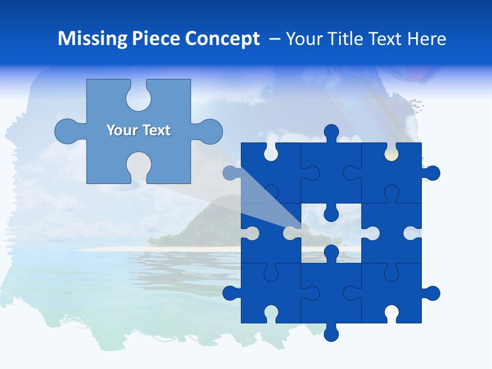 Resort Illustration Travel PowerPoint Template