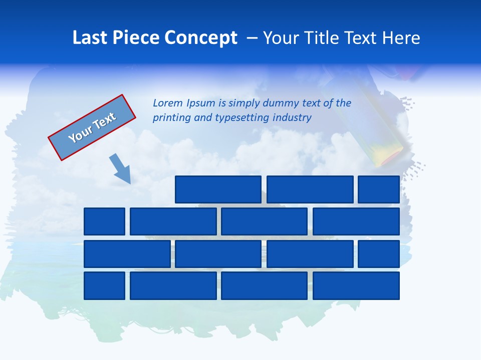 Resort Illustration Travel PowerPoint Template