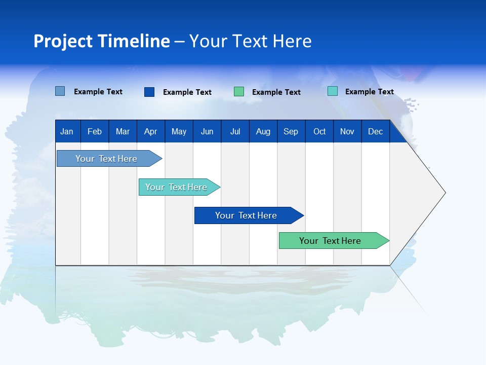 Resort Illustration Travel PowerPoint Template