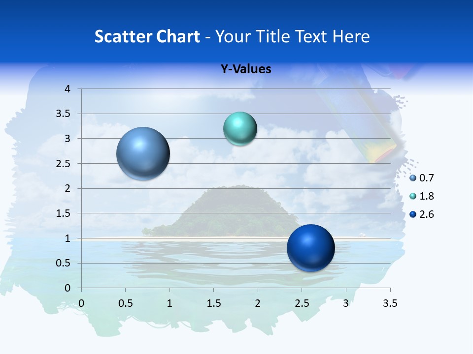Resort Illustration Travel PowerPoint Template