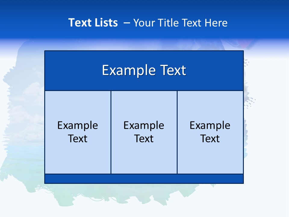 Resort Illustration Travel PowerPoint Template