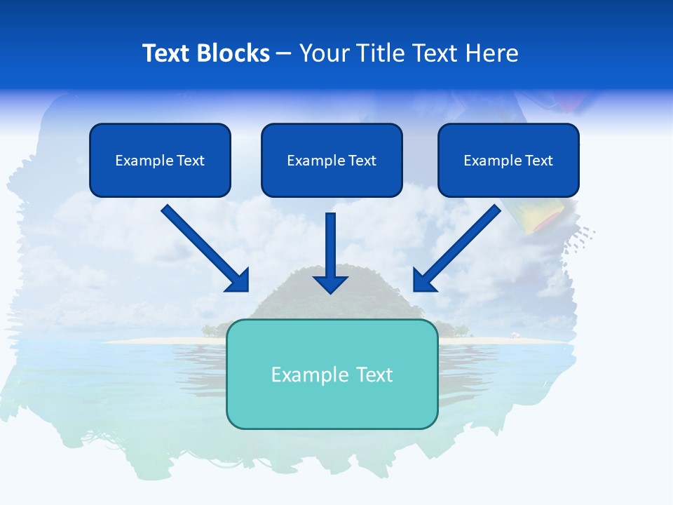 Resort Illustration Travel PowerPoint Template