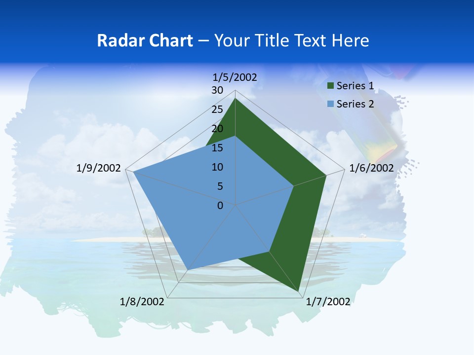 Resort Illustration Travel PowerPoint Template
