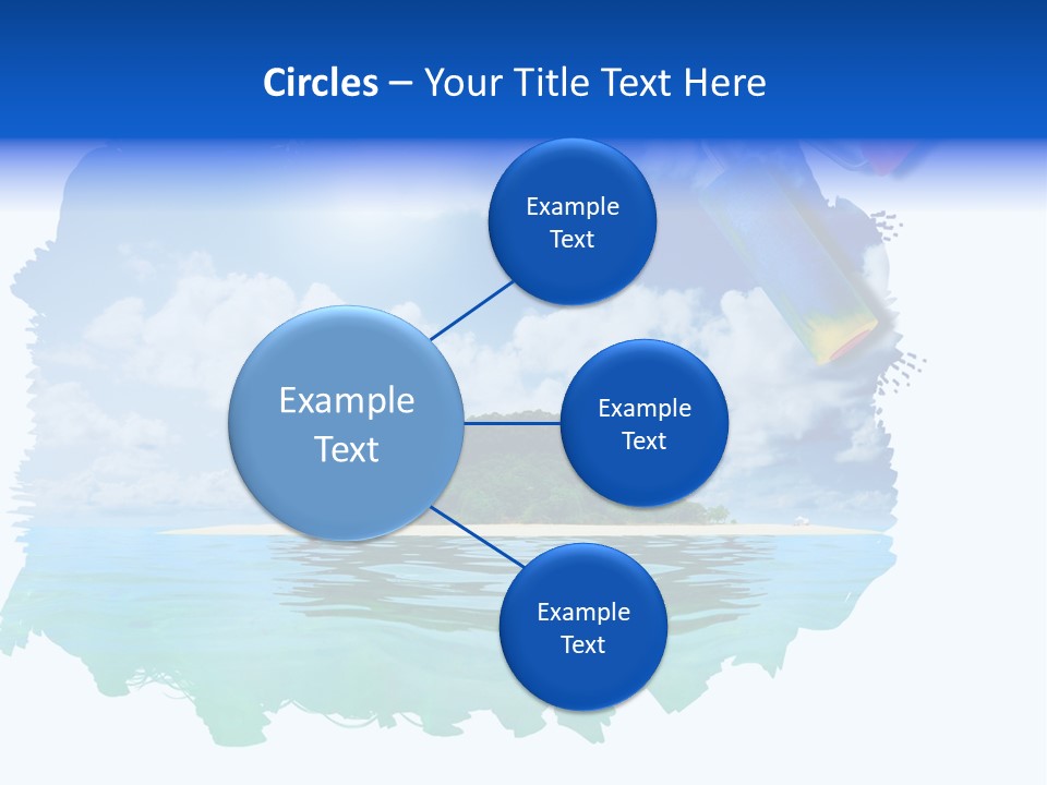 Resort Illustration Travel PowerPoint Template