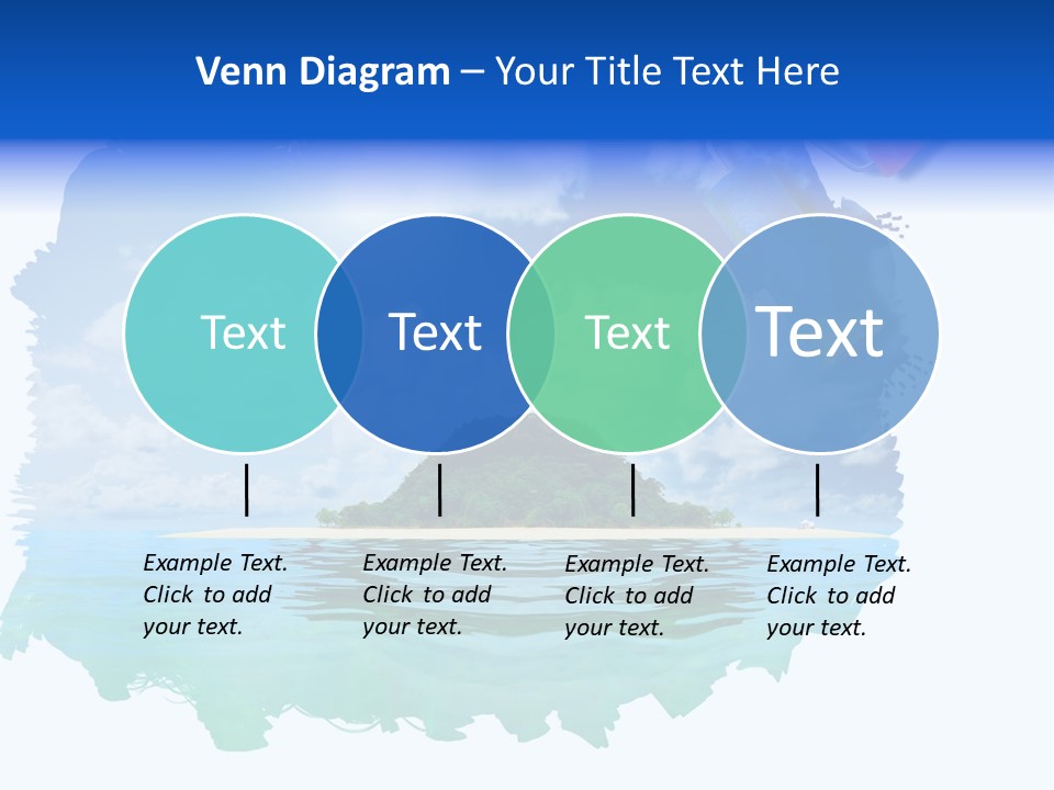 Resort Illustration Travel PowerPoint Template