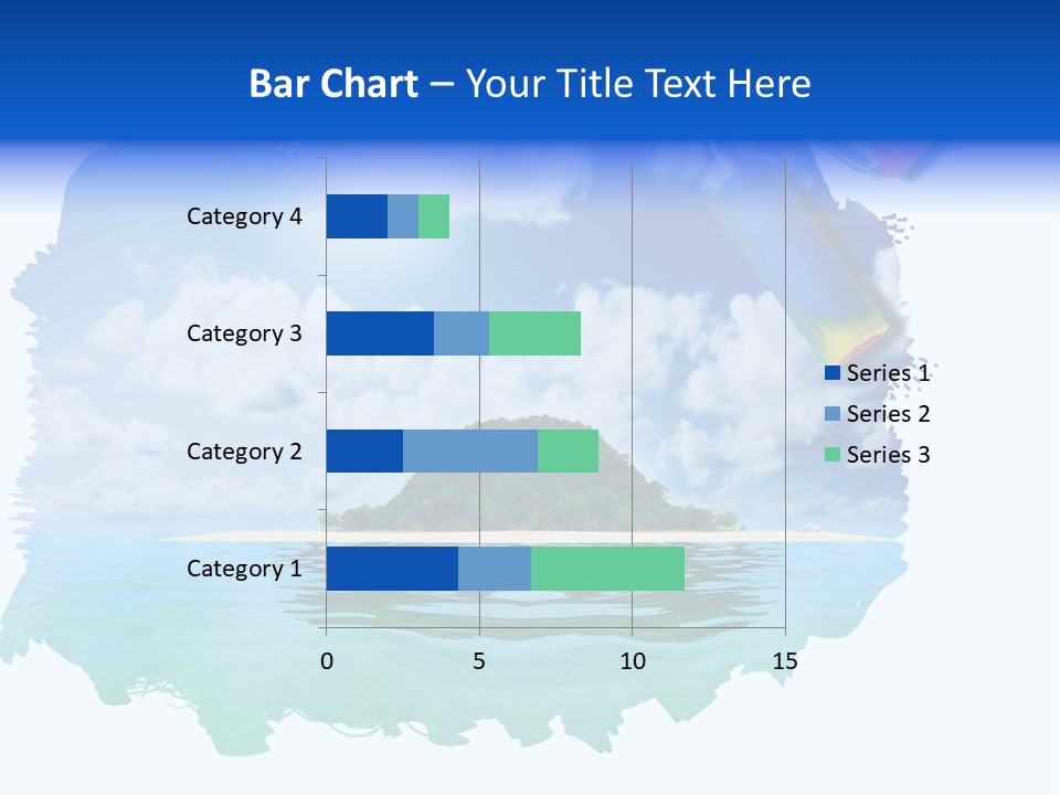 Resort Illustration Travel PowerPoint Template