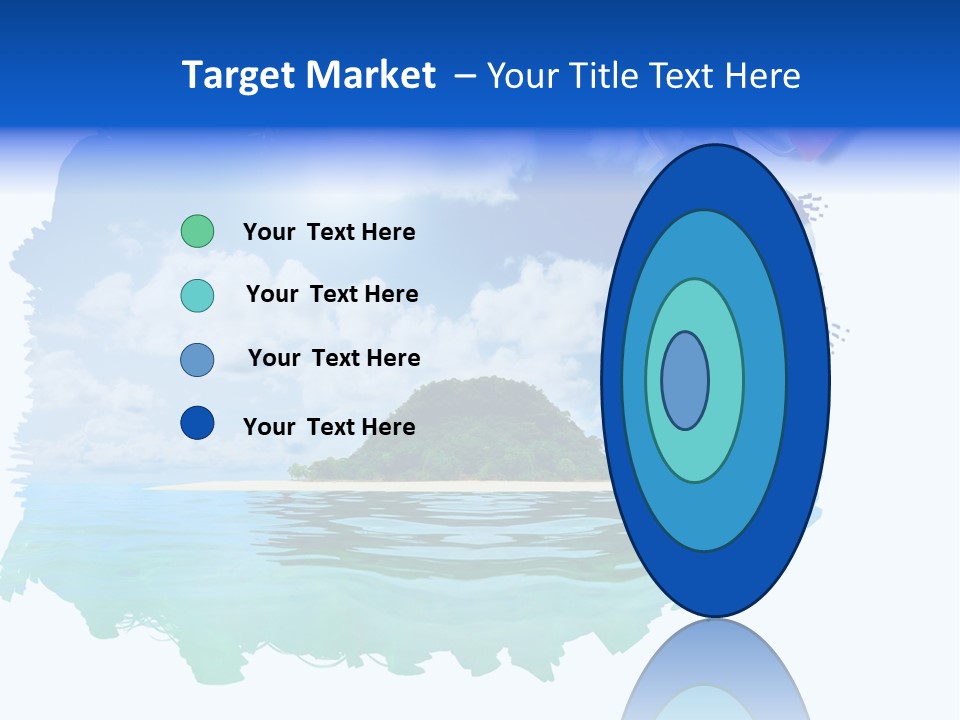 Resort Illustration Travel PowerPoint Template