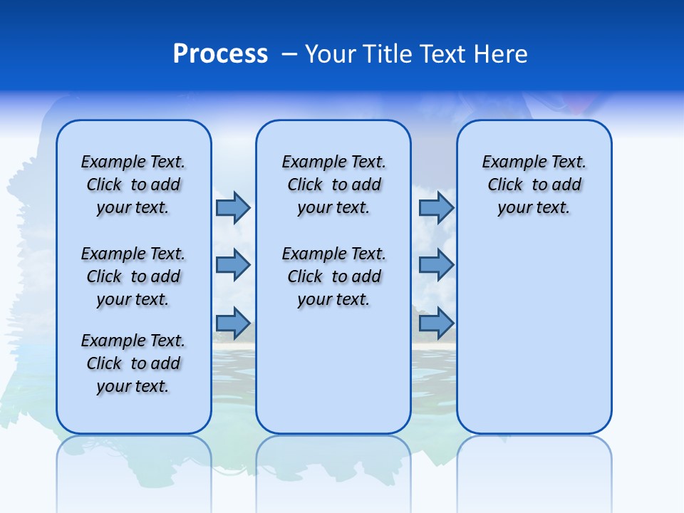 Resort Illustration Travel PowerPoint Template