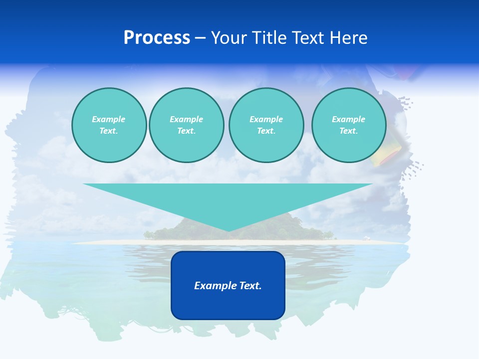 Resort Illustration Travel PowerPoint Template