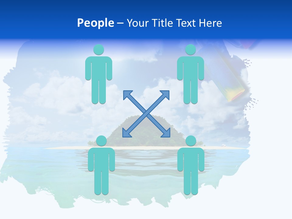 Resort Illustration Travel PowerPoint Template